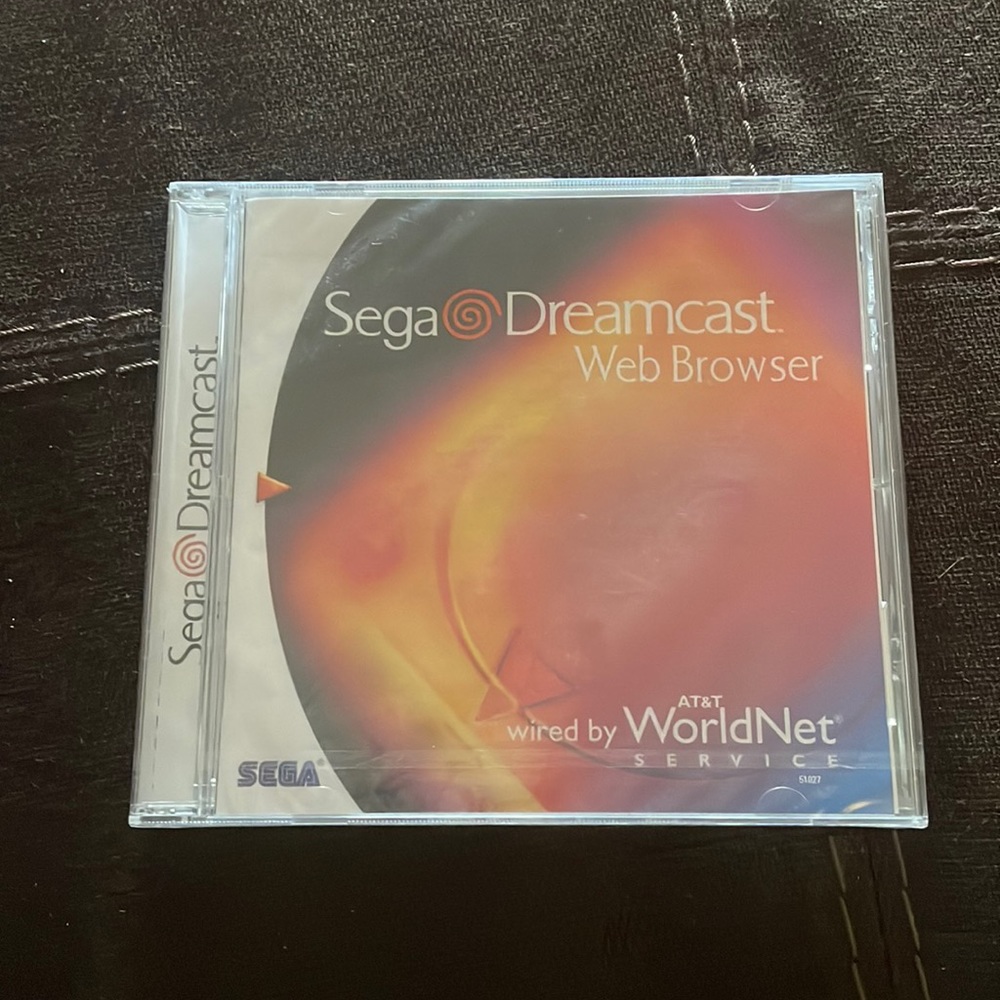 🌐 Sega Dreamcast Web Browser 1999 AT&T WorldNet New Factory Sealed